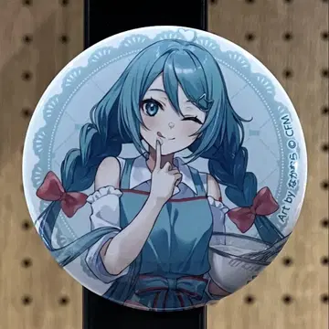 하츠네 미쿠 캔뱃지 57mm 쿠킹 아키하바라 한정판