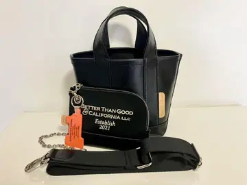 BETTER THAN GOOD 베터 잼굿 가죽 토트백 블랙