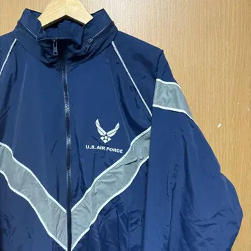 미군 실물 U.S.AIRFORCE 나일론 자켓 구제 의류 블루 m-r