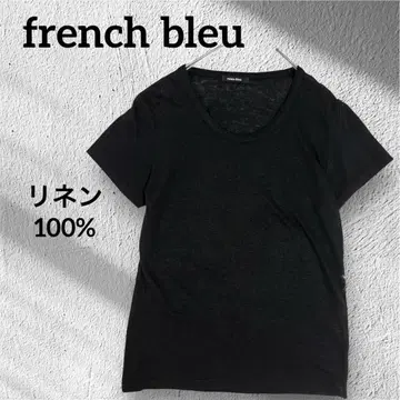 french bleu 프렌치 블루 린넨 100% 티셔츠