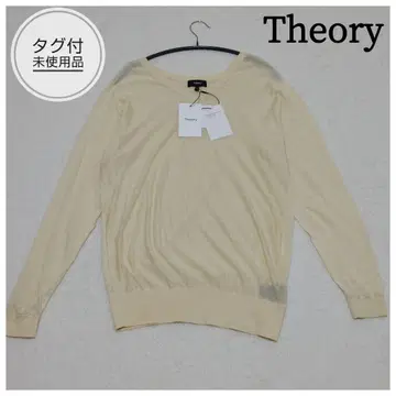 미사용품 택 포함 Theory 띠어리 린넨 긴팔 니트 린넨 S