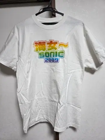 NHK 드라마 '아마챠' 해녀 ~SONIC 2009 티셔츠 화이트 L