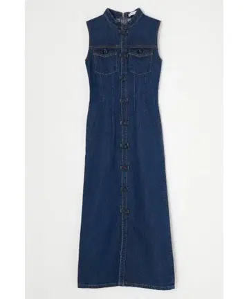 moussy CHINA BUTTON DENIM 드레스