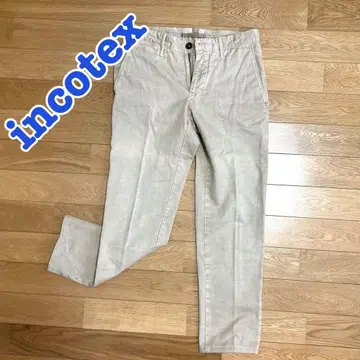 미사용 INCOTEX 인코텍스 치노 팬츠 베이지 30 사이즈 남성용