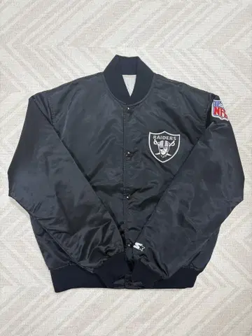 80s STARTER NFL RAIDERS 스타터 바시티 자켓 레이더스