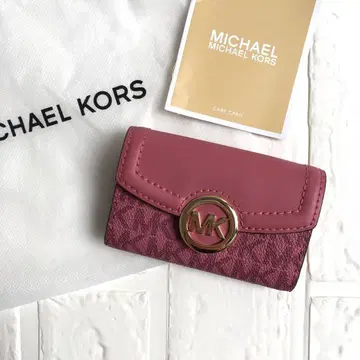 새상품 마이클코어스 MICHEAL KORS 핑크 키케이스