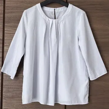UNITED ARROWS 보타이풍 쉬폰 블라우스