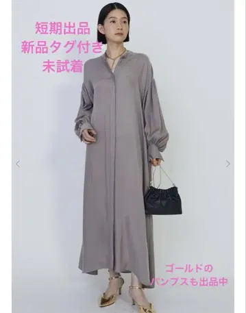 프리미어 알론디스몬 택 포함 새상품 큐프라 피브릴 셔츠 원피스