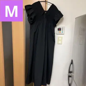 시마무라 2way 셔링 원피스 블랙 M 사이즈