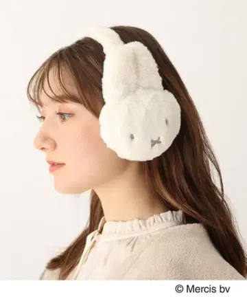 miffy 토끼 귀 귀도리 화이트