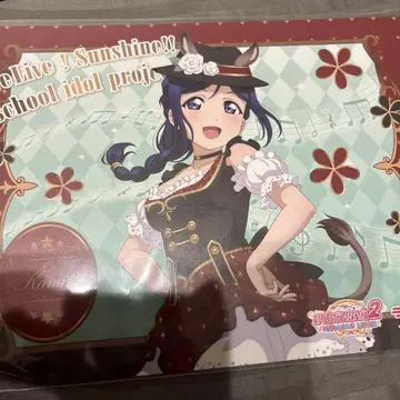 마쓰우라 카난 런천 매트 캐릭터 카페 러브 라이브 Aqours 선샤인