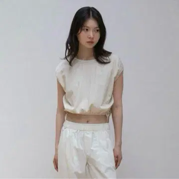 오호토로 쉘 스트링 블라우스
