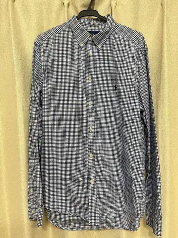 Ralph Lauren 체크 무늬 버튼 다운 셔츠 XL