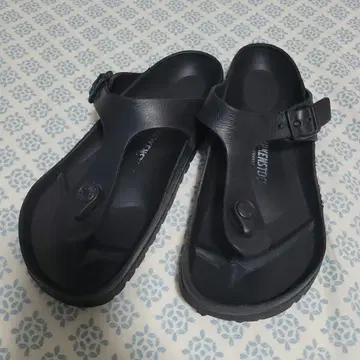 BIRKENSTOCK Gizeh 기제 EVA 블랙 24.5cm 37