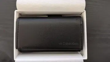 캘빈클라인 블랙 가죽 키케이스