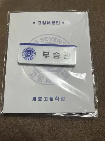 세븐틴 승광 NAME MAGNET