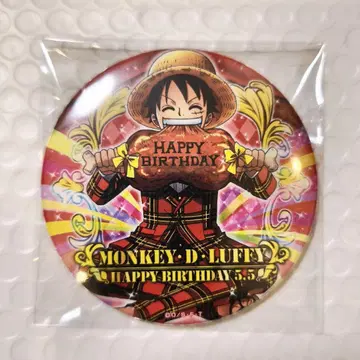 원피스 ONE PIECE 무기와라 스토어 한정판 벌스데이 캔뱃지 루피