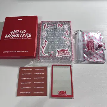 BABYMONSTER 거울 PVC 파우치