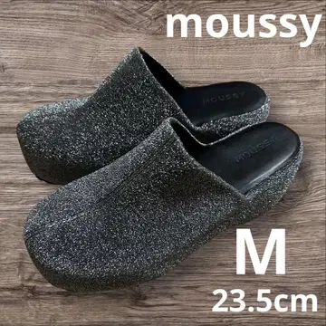 새상품급 moussy CHUNKY SLIP ON SHOES 통굽 샌들