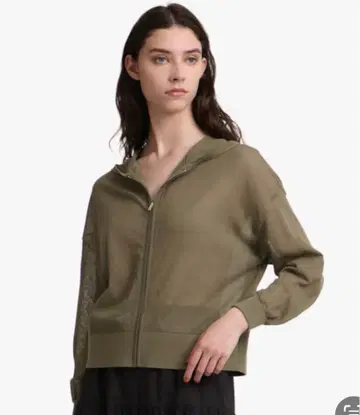 띠어리 Theory zip up hoodie n sheer cotton