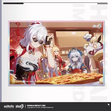 붕괴 3rd 붕괴 3rd 키아나 4명 게임 CG 색지 공식 정품