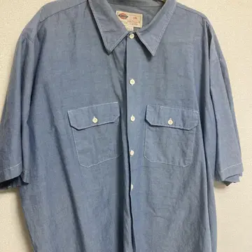 디키즈 워크 셔츠 3XL 파랑