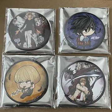 DEATHNOTE 데스노트 럭키 캔뱃지 야가미 라이토 키라 L 멜로 4종