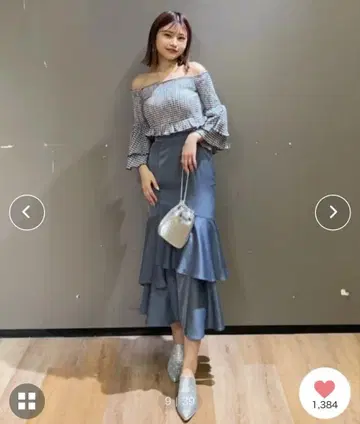 rienda 더블 프릴 슬릿 스코트 숏 팬츠