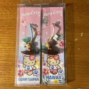 현지 헬로키티 하와이 괌 사이판 네츠케 2개 세트