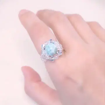 라리마 비즈 반지