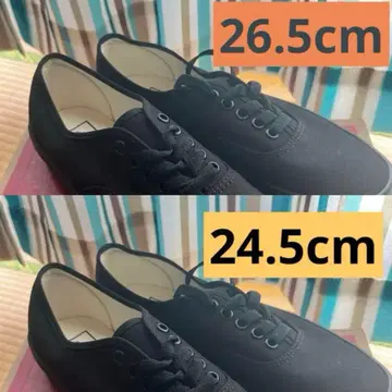 미사용 새상품 VANS 로우 컷 스니커즈 24.5/26.5 묶음 판매