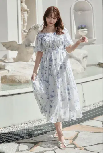 herlipto Belle Jardin 쉬폰 드레스 새상품 S