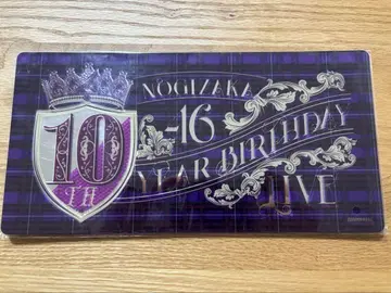 노기사카 10주년 생일 라이브 사인 플레이트