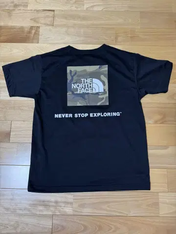 THE NORTH FACE 카모플라주 티셔츠 블랙 남성용 S