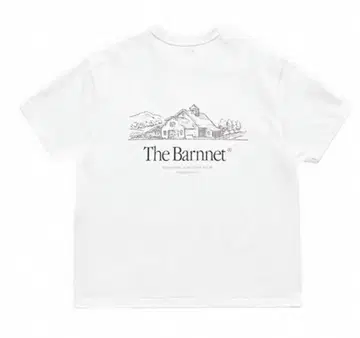 한국 the barnnet 자바넷 반팔 티셔츠 화이트