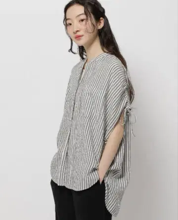 니코앤드 COMFORT 린넨 밴딩 블라우스 L 사이즈