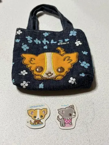 산엑스 치와강아지 미니 백 헤이세이 레트로 레어 당시의 물건