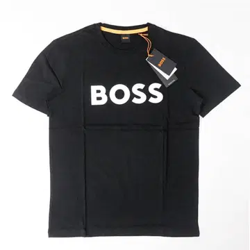 새상품 HUGO BOSS 로고 반팔 티셔츠 오타니 쇼헤이 블랙 XL
