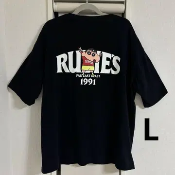 RUDIES 루디즈 크레용 신짱 콜라보 티셔츠 포켓 부착 L