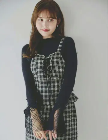 다즐린 레이스업 뷔스티에 미니 원피스 dazzlin S