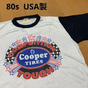 80s USA제 COOPER TIRES 기업 물품 티셔츠
