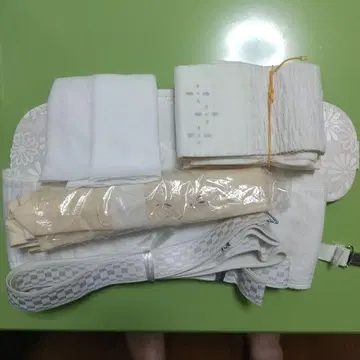 기모노 기모노 액세서리 세트 화이트