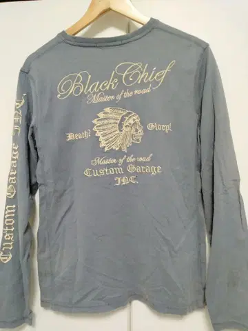 플래그스태프 Black Chief 긴팔 티셔츠 L 그레이