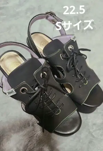 요스케 블랙 샌들 S 사이즈