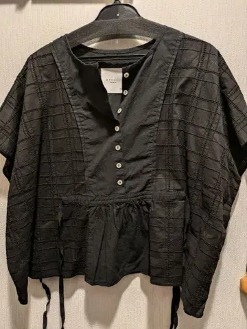 MAGALI 마가리 가먼트 다이 코튼 레이스 블라우스 (25SS)