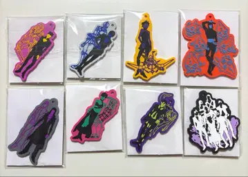 죠죠의 기묘한 모험 제5부 황금의 바람 제일복권 러버 스트랩 7종 세트