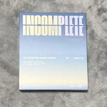 SEVENTEEN 세부치 INCOMPLETE DVD