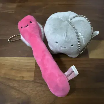 니코리노 칫솔 봉제 인형 2개 세트