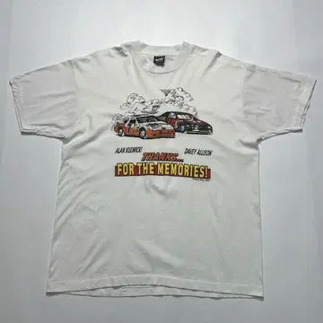 90s 프룻 오브 더 룸 USA제 빈티지 T XL 화이트 나스카 6625