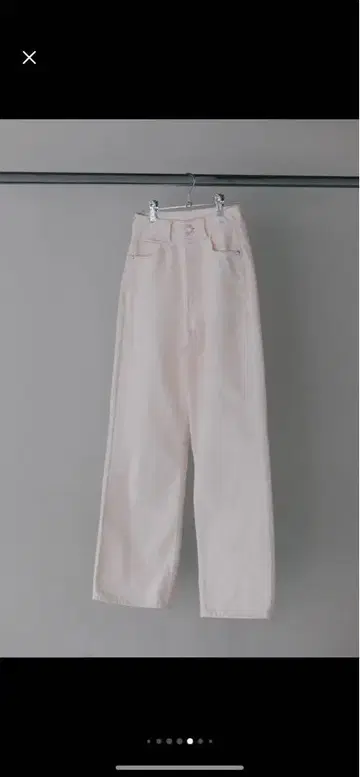 pois one wash denim 핑크 36 새상품급 1회만 착용